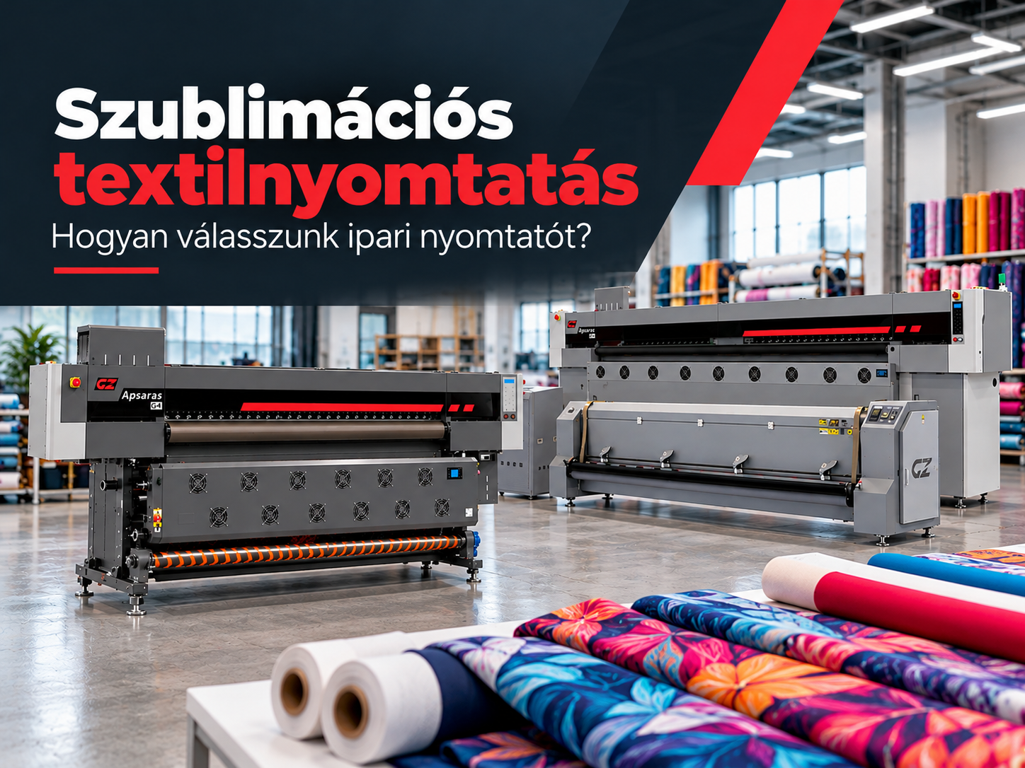 Szublimacios textilnyomtatas. Hogyan valasszunk ipari nyomtatot 1 Szublimációs textilnyomtatás. Hogyan válasszunk ipari nyomtatót